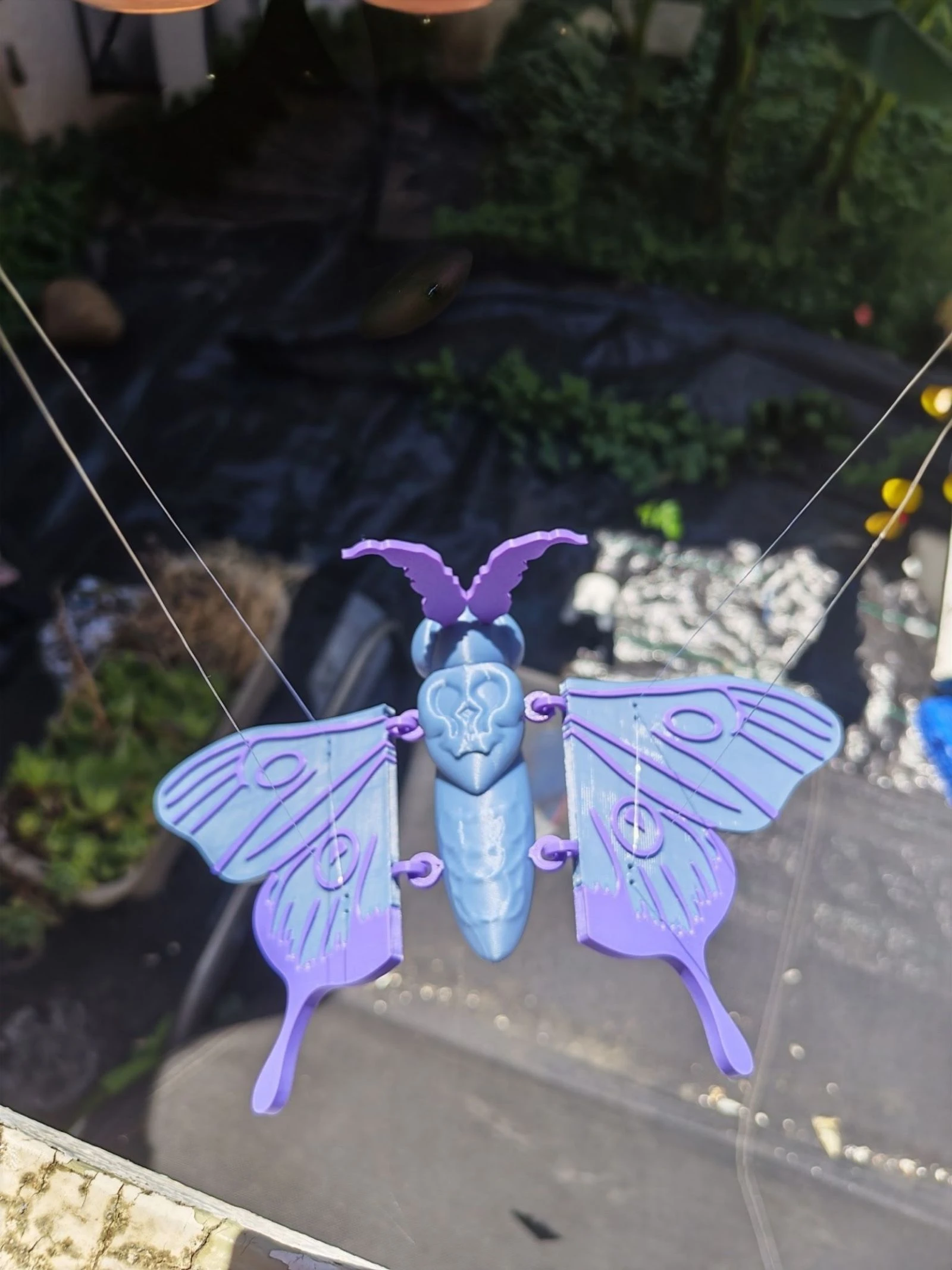 Décoration suspendu papillon 